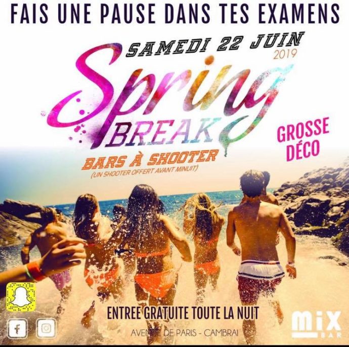 Spring break au mix bar